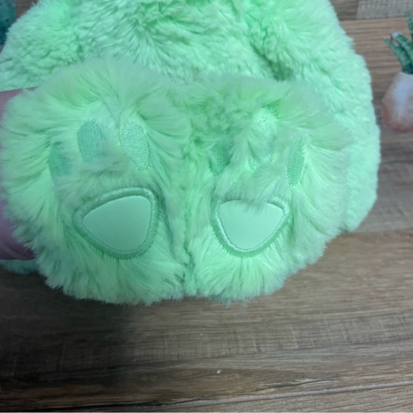 Slumberkins green alien sloth plush 14” fuzzy soft stuffed animal - Picture 3 of 6